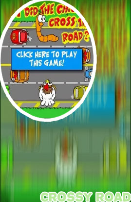 Chicken crossing road game