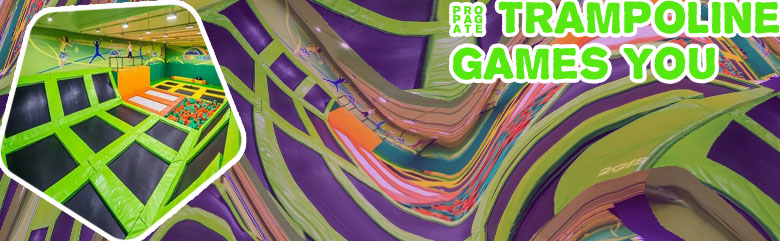 Game stores trampoline