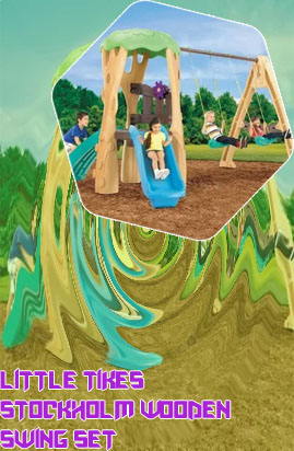 Little tikes wooden playground